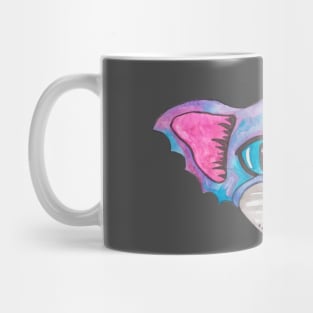 Watercolor bat cat Mug